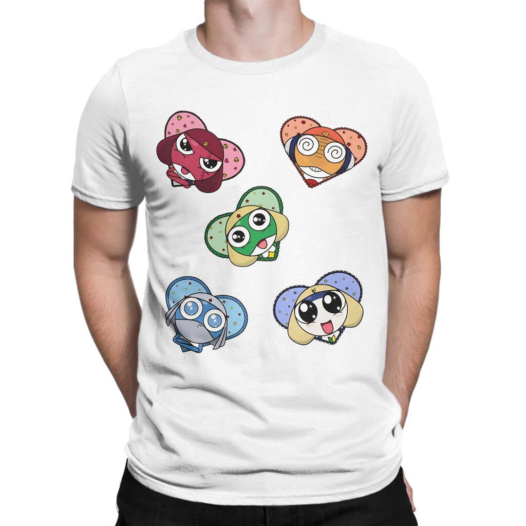 Space Sgt Frog Keroro Giroro in Love Men Women T Shirts Tee Shirt Short Sleeve TShirt Pure Cotton Graphic Printed Clothing