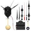 Clock Swing Mechanism Set With Music Box, Gold Pendulum, And Multiple Pointers For Quartz Wall And Wooden Clocks