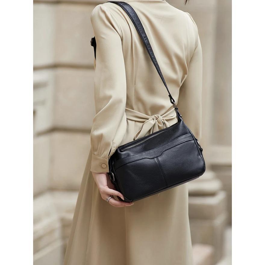 

Настоящая кожаная сумка через плечо для женщин Новые сумки-мессенджеры Женские сумки через плечо из коровьей кожи