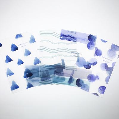 Transparent Paper Index Divider A5 A6 6 Holes For Binder Planner Notebook Stationery Notebook Paper Divider Accessories