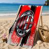 Ac Football Club Beach Towel, Microfiber Beach Towel, Perfect For Pool, Beach, Travel, Home Decor Beach Party Fan Gifts