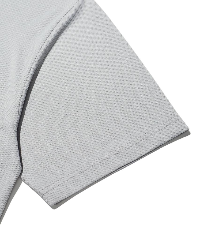 BROWNBREATH Reflective Tag Mesh Tee - Gray