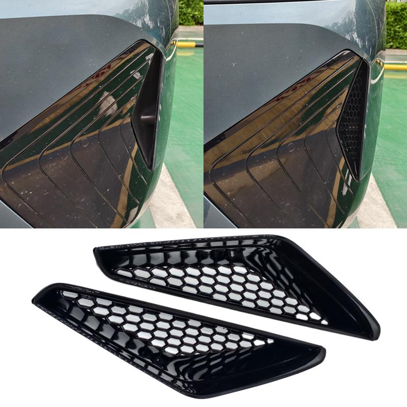 For BMW IX 2024 I20 Black Trim Style Front Air Intake Grille Dust Cover Car Accessories
