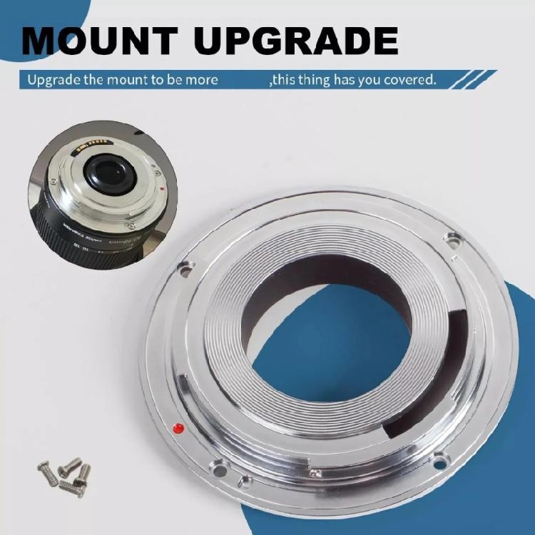 Metal Lens Conversion Rings EFS 10-18mm To EF Mount Minimizes Picture Degradation Tight Fit Design For 10-18mm f/4.5-5.6IS