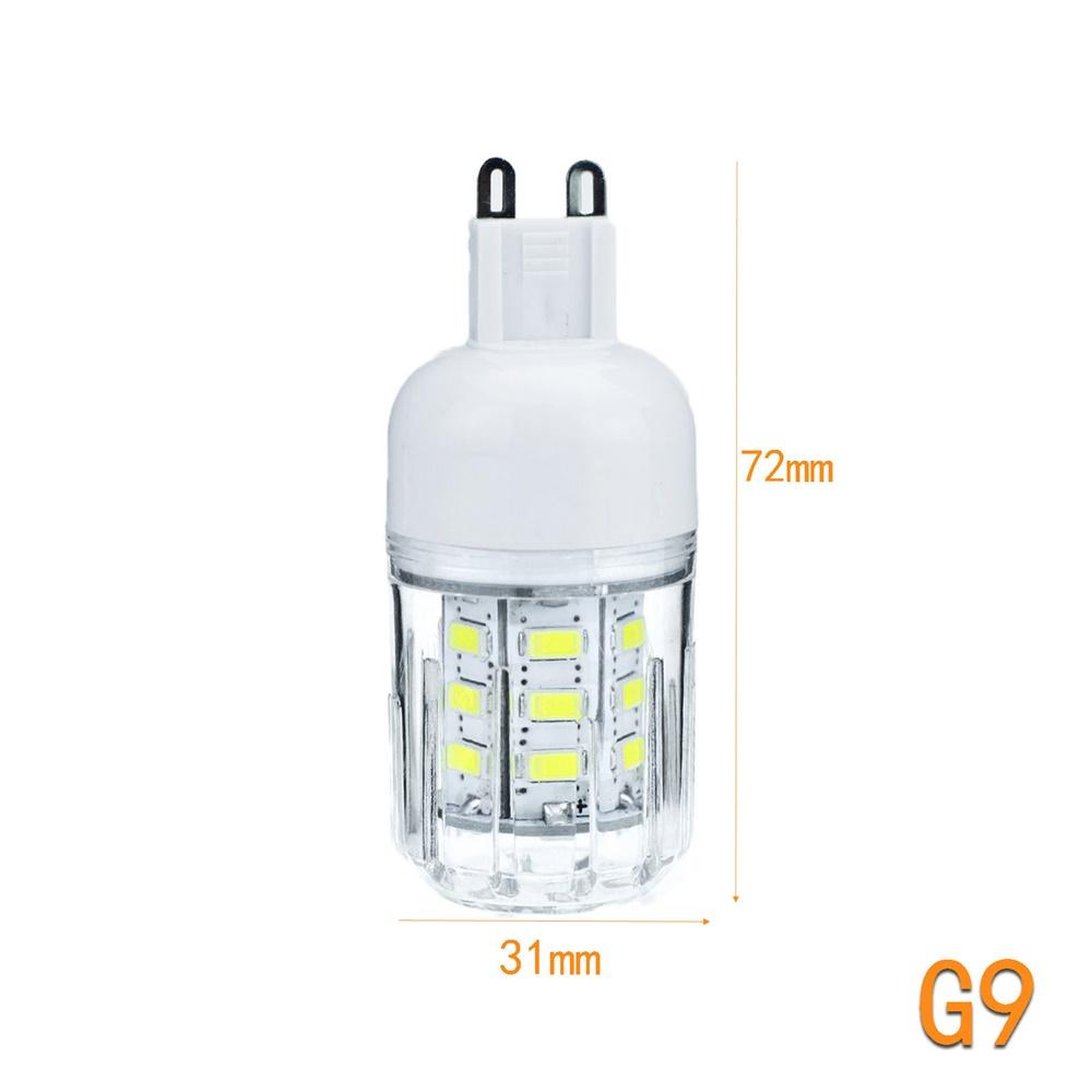 DC 12V 24V E27 G9 GU10 LED Corn Light Bulbs E26 E12 E14 B22 Spotlights 7W 27LEDs Home Bright Table Desk Lamps Indoor Lighting