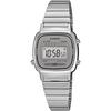 CASIO wristwatch womens digital design LA670WA-7 silver gray overseas model