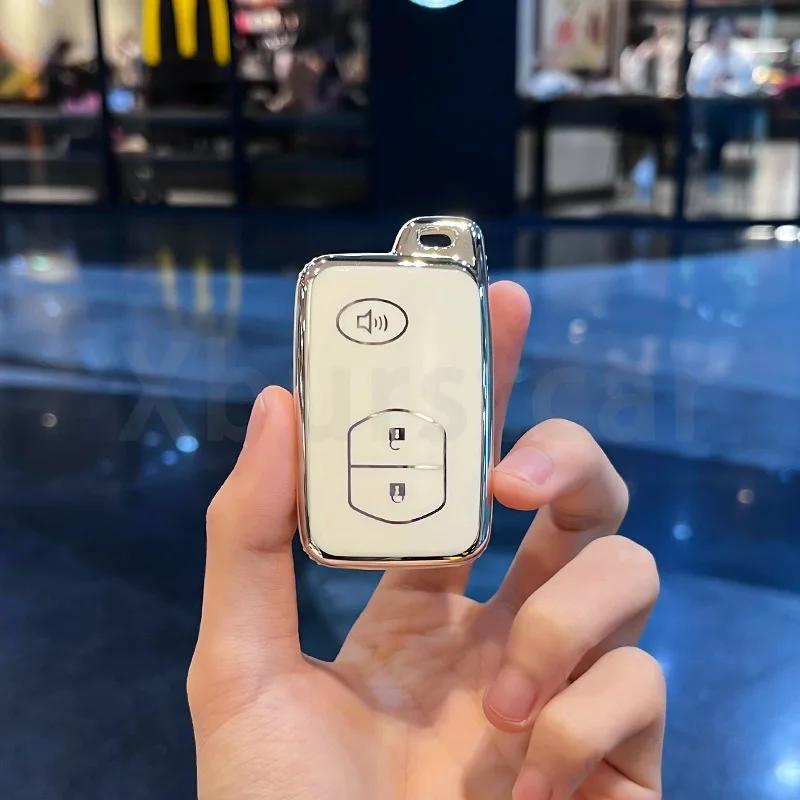 2/3/4 Button Shell Fob For Toyota Camry Prius Land Cruiser Prado 150 Crown For Subaru Foreste Xv Tpu Car Remote Key Case Cover