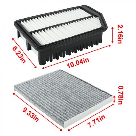 Engine and Cabin Air Filter for Kia Rondo 14-2017 / Kia Forte5 2014-2018 L4 2.0L