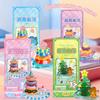 3D Cartoon Jelly Stickers Crystal Relief Stickers Diy Puzzle Stacking Miniature Ornaments Toy Children Favor Christmas Gifts