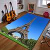 Eiffel Tower with Clear Blue Sky Patterned Carpet a Non Slip Rug Suitable for All Seasons and Any Setting, Gift