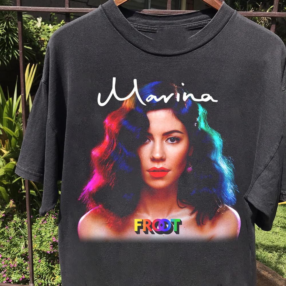 

Marina and the Diamonds - Коллекция альбома FROOT Полный размер от S до 5XL MD1342 Унисекс Футболка L