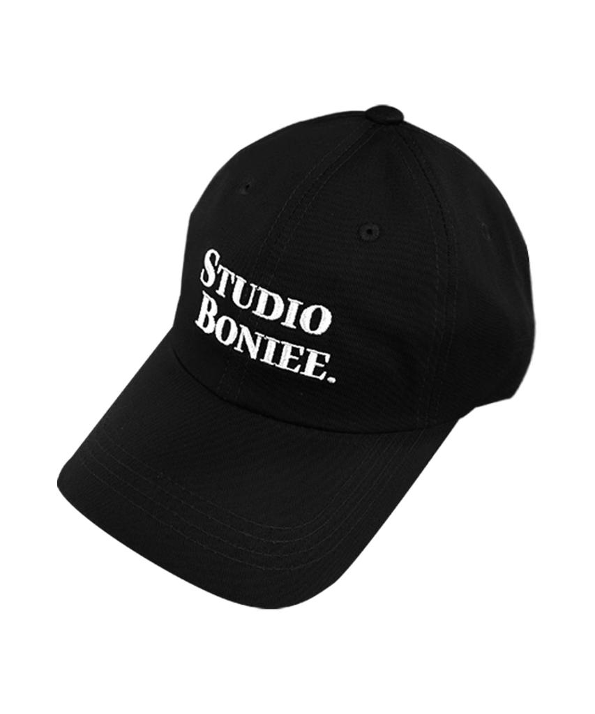 BONIEE Logo Typo Ball Cap Black
