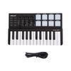 Worlde Panda Mini Tragbare Mini-USB-Tastatur mit 25 Tasten und Drum-Pad-MIDI-Controller