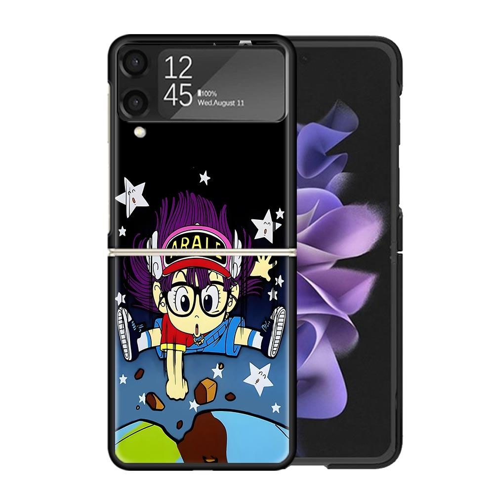 Arale Dr Slump Cases For Samsung Galaxy Z Flip 4 5 6 7 3 Z Flip7 Flip6 Flip4 Flip5 Flip3 5G Hard Shockproof Fundas Cover Galaxy