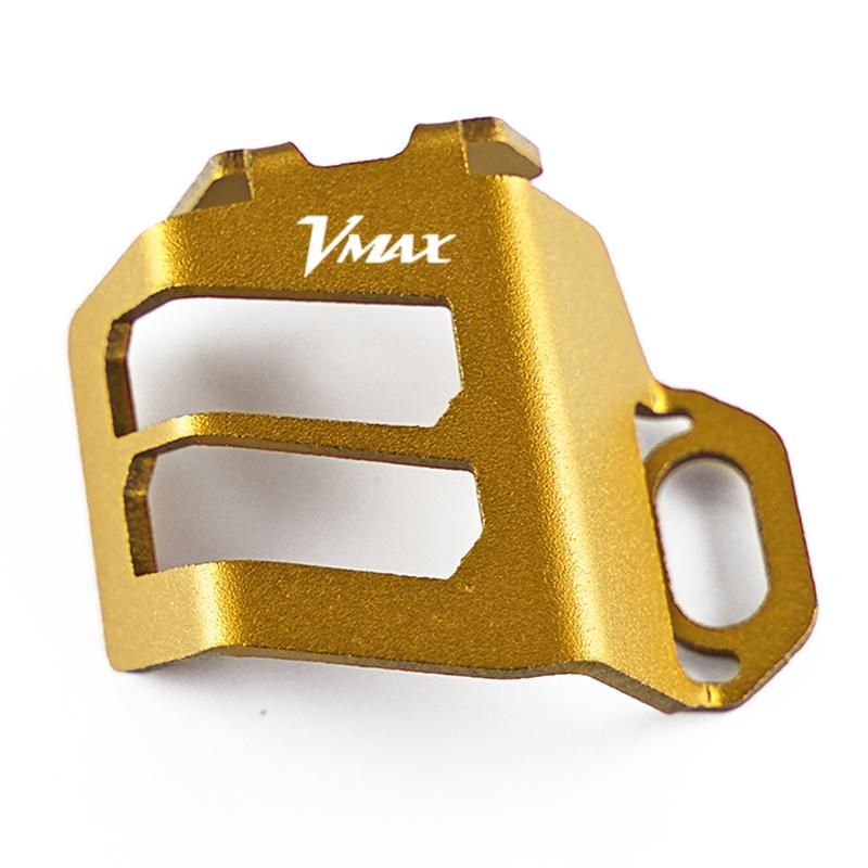 For Yamaha VMAX V-MAX V MAX 1200 1985-2008 Motorcycle Accessories CNC Rear Brake Fluid Reservoir Cover Guard Protection Sock