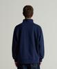 CHAMPION Heritage Logo Loose Fit Half Zip Navy