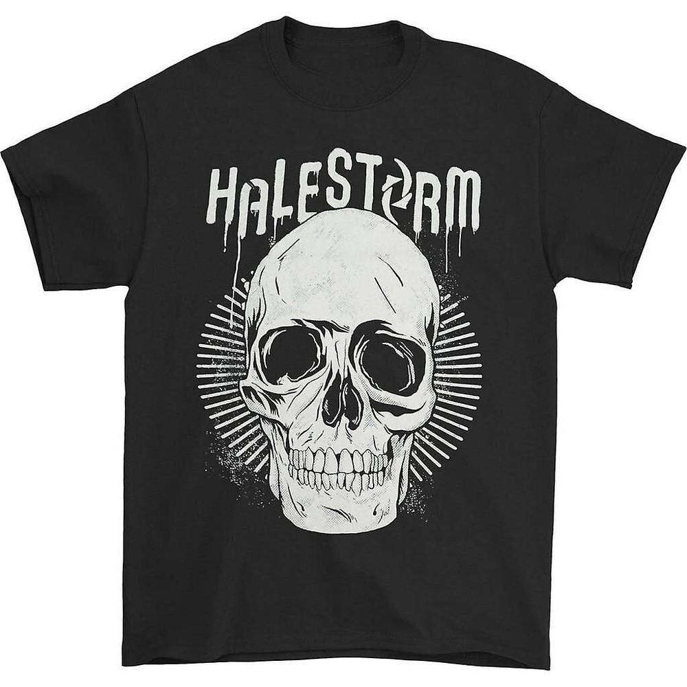 Rare! Halestorm Band Cotton Black All Size Men Women Unisex Shirt NI1184 Unisex T-Shirt S