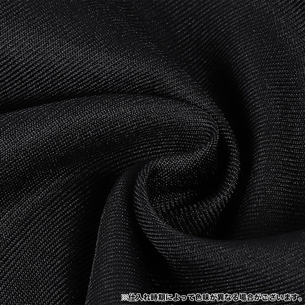 KISSOS Cosplay Costume, Long Robe, Wizard, Monk, Priest, Pastor, Halloween Costume, Party Costume, 4-Piece Set (Size M, Black)