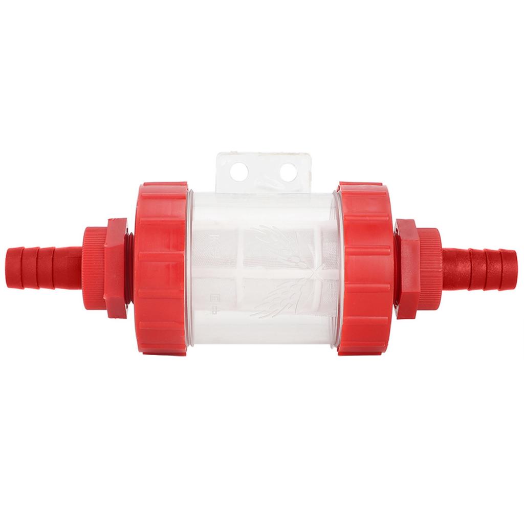 Swimming Pool V Clips, Garden Irrigation Pump Filter, Plastic Pump Filter for 1Celsius2 Hose Diameter, With Rod Connectors for Clean Rods