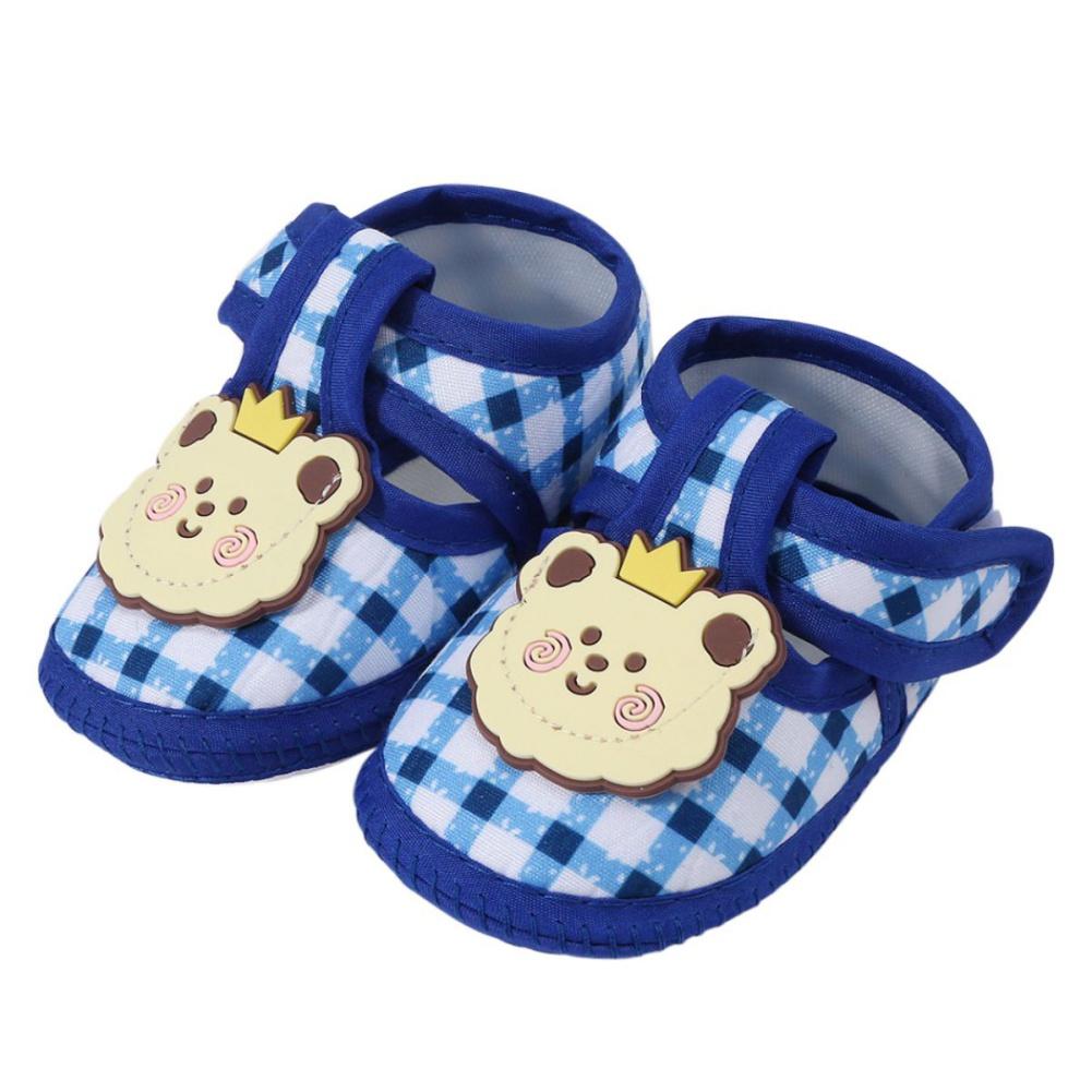 Newborn Shoes Cartoon Bear Cloth Shoes Soft Soled Baby Shoes For 0-1 Years Toddler Shoes