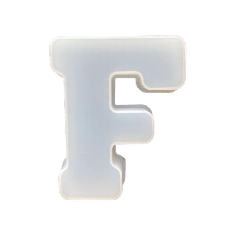 Silicone Alphabet Molds Large 26 Letter Molds Epoxy Resin Molds for DIY Craft Birthday Party Wedding Home Decoration