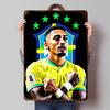 Raphinha Metal Poster Customized Wall Art Retro Vintage Tinplate Signs for Man Cave Modern Home Decoration Luxury Bathroom Decor