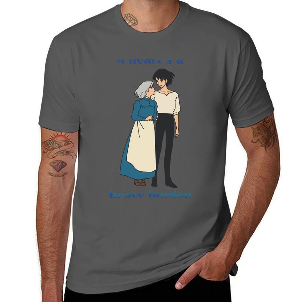 Howl And Sophie Tshirt Soft Antishrink Cotton Tee Tshirt