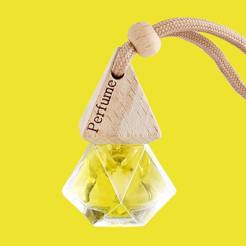 Holz Hängender Auto Lufterfrischer Diffusor Parfüm Aromatherapie Ätherisches Öl Flasche Hängender Auto Lufterfrischer Auto Autozubehör