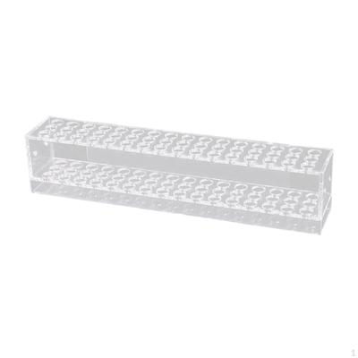 Clear Pen Display Stand Holder for Desk Multi Slots Durable Sturdy Multipurpose Makeup Brush
