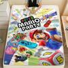 Super Mario Cartoon printing Flannel Blanket Bedroom Sofa Camping Warm blanket Gifts for family and friends-MJ002
