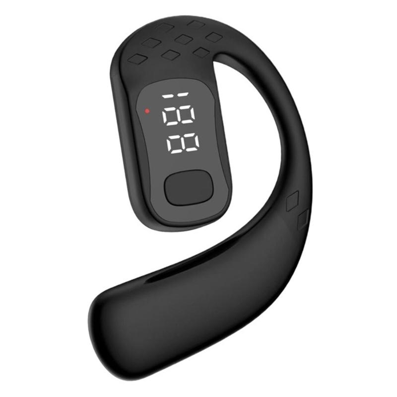 Digital Sports Headphone Bluetooth-compatible 5.4 Ear Hook Earbuds 180° Rotation with Low Latency and Noise Reduction