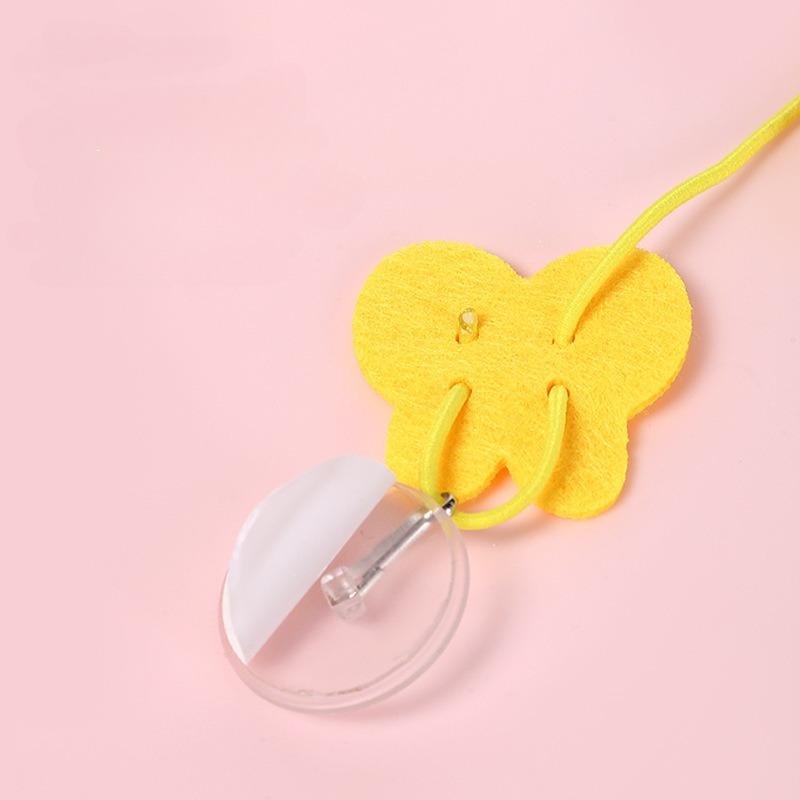 Cat Toy Swing Sticky Disc Elastic with Bell Hanging Door Teasing Cat Rope Long Rope Teasing Cat Toy Accessories Pet Kitten Toy