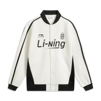 Σειρά Αθλητικής Τρόπου Ζωής Li Ning Αμερικανικό High Street Ρετρό Άνετο Ευέλικτο Casual Μπουφάν Μπέιζμπολ Unisex Μπουφάν Εκρού AWDV371-1