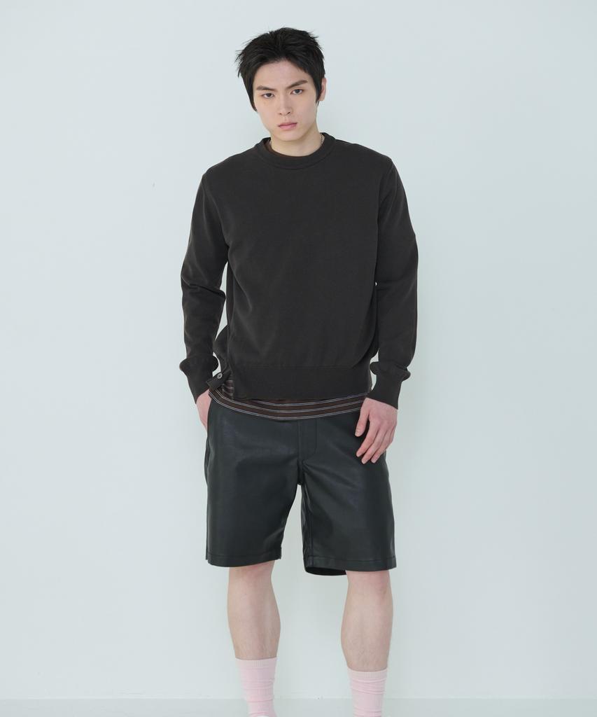 Deossingindeeodeeo Composed Slit Knit Brown