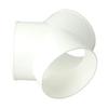 200mm/7,9in PVC Y-Form Lüftungskanalverteiler Vielseitige Kompatibilität Luftdichter Sitz Effizienter Lüftungskanalverteiler Flexibler Lüftungskanal