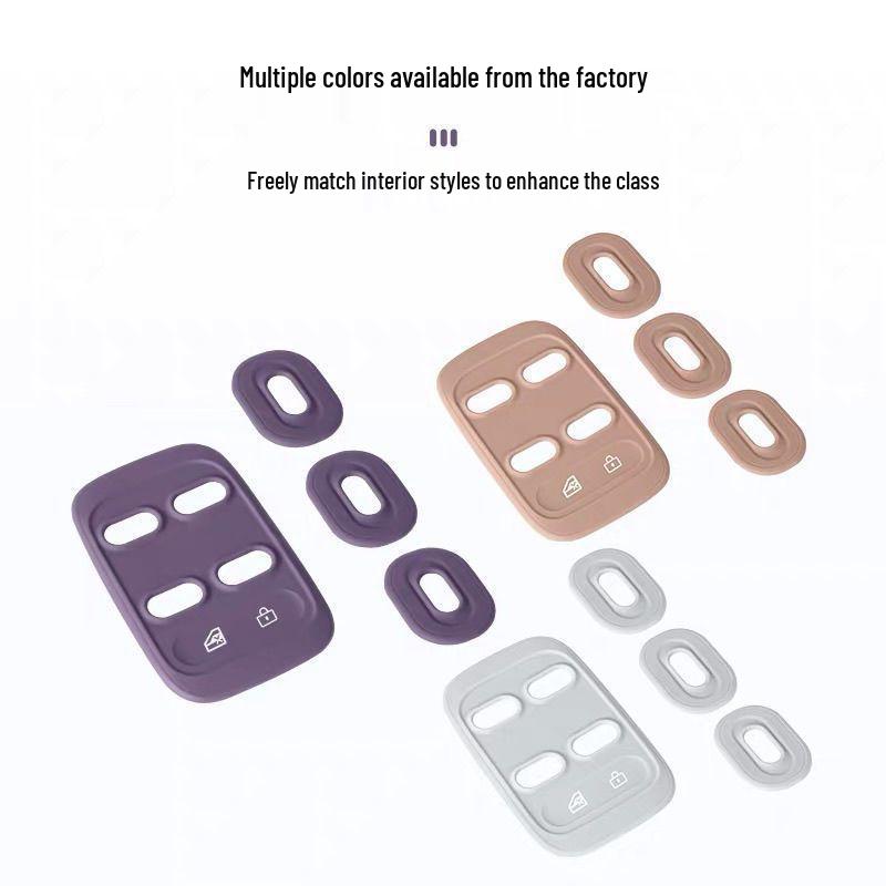 Silicone Door Window Lift Button Protector for Avatr 07 Car Interior