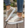 Versatile Casual Flat Sneakers for Women and Fashionable White Sneakers