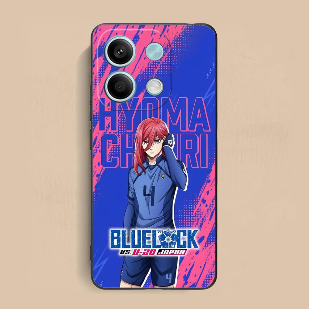 Blue Lock Chigiri Hyoma Phone Case for Xiaomi Redmi Note 14 13 12 11 S Pro Plus 4G 5G Colorful Printing Cover Cellphones Cover
