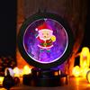 Yousheng Christmas Night Light Decoration Hanging Santa Claus Xmas Tree Figurine LED Table Lamp Holiday Party Home Bedroom Desktop Decorative Light