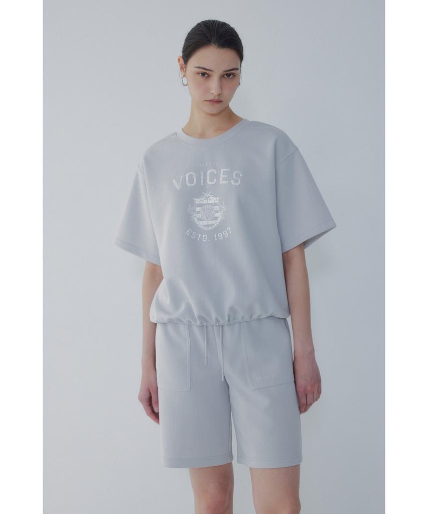 Bobeu Embroidered Two-Way T-Shirt_Light Gray 7156240008