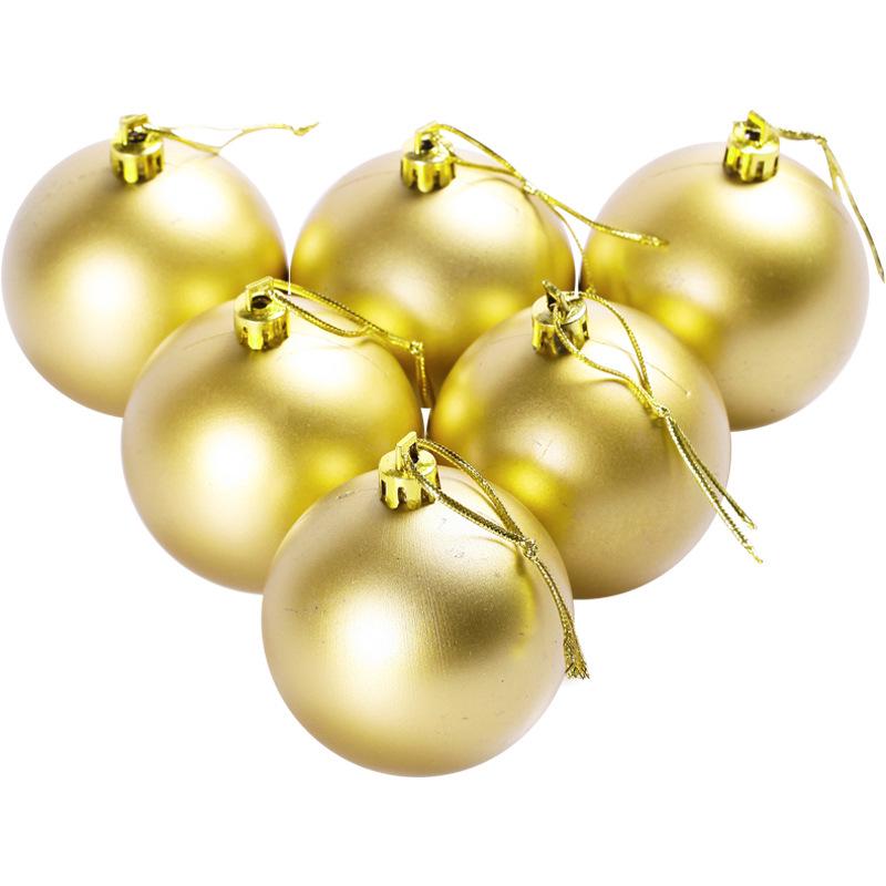NUCHI Shiny Matte Christmas Ornaments - Hanging Tree Balls for Holiday Decor.