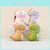 Adorable Plush Dinosaur Keychain Toy Soft Pp Cotton Cute Doll For Kids Gifts