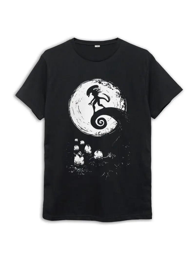 Alien Xenomorph Graphic Tee 1pc Sci-Fi Horror Graphic T-Shirt XXXXL