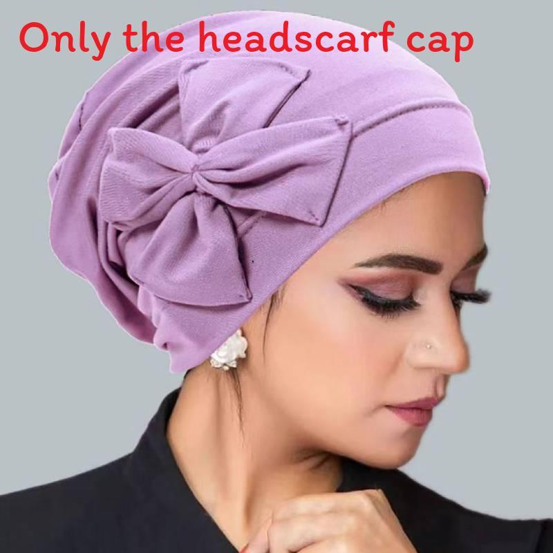Headscarf Cap With Bow For Women Summer Winter Autumn Fashion Gift