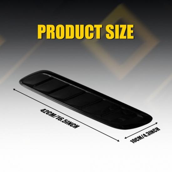 Hood Sport Front Scoop Flow Intake Airecor Vent  Cover Car Accessories Trim