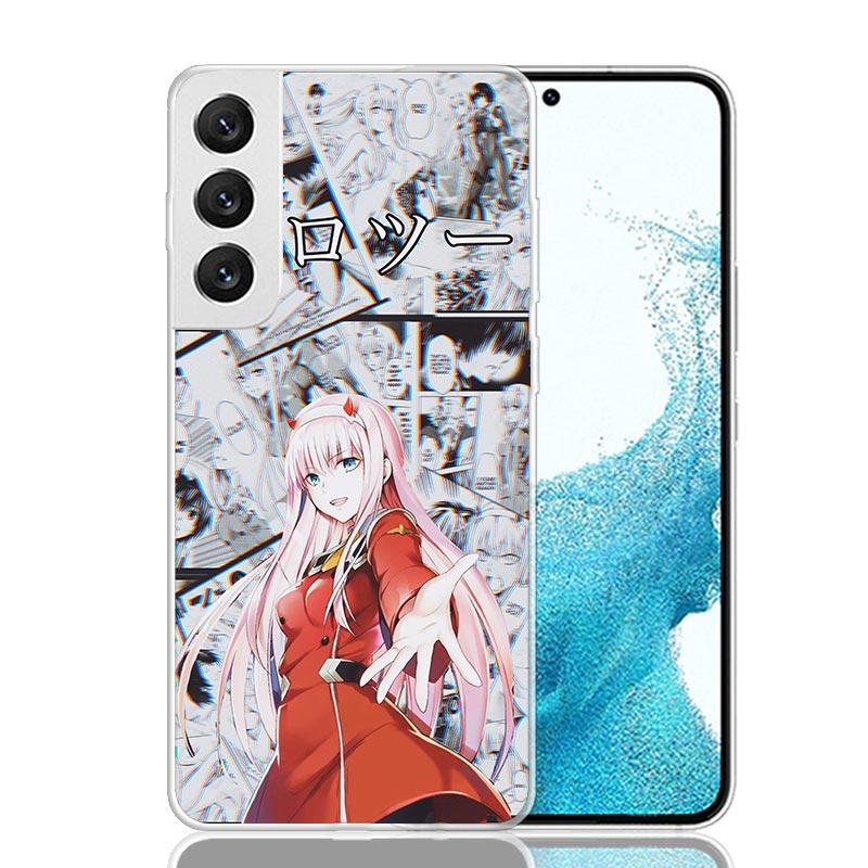 

Чехол для телефона аниме Darling In The FranXX для Samsung Galaxy S26 S25 Edge S24 S23 FE S22 Ultra S21 Plus S20 + Fundas Cover Coque Ga Samsung S26