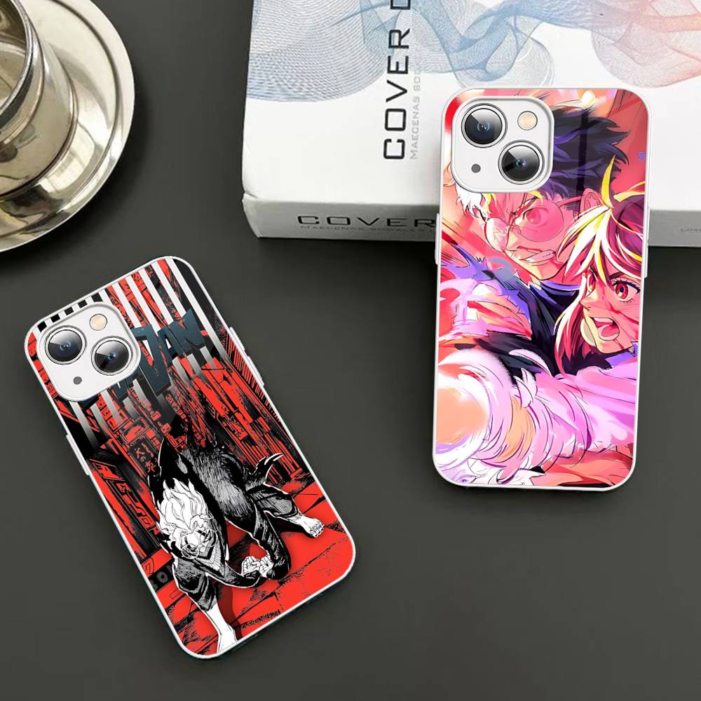 Hot Blooded Fantasy D-DandadanS Anime For IPhone 14 13 12 Mini 11 Pro XS Max X XR 14 Plus Tempered Glass Cover
