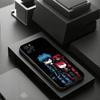Love Black and Cute Emo Phone Cases For iPhone 17 16 15 14 13 12 11 Pro Max Plus Luxury Camera Protection Plastic