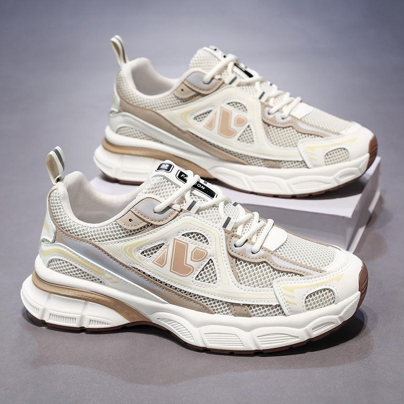Mode Herren Freizeitschuhe Mesh Herren Laufschuhe Atmungsaktiv Rutschfest Sportschuhe Bequeme Tennisschuhe Weiche Walking-Schuhe