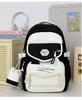 The Korean version of the schoolbag is fresh and painful, and the large-capacity female high school student campus has multiple compartments.